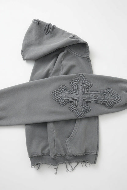 UNSEEN ZIP VINTAGE GREY