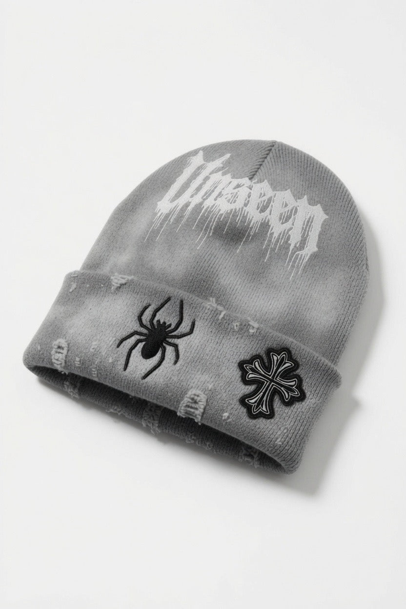 UNSEEN BEANIE VINTAGE GREY