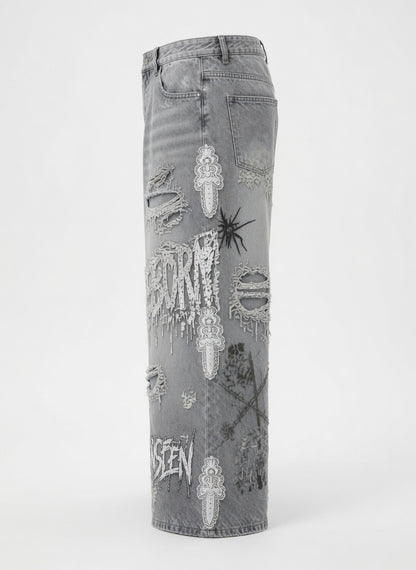 WMNS UNSEEN DENIM VINTAGE GREY