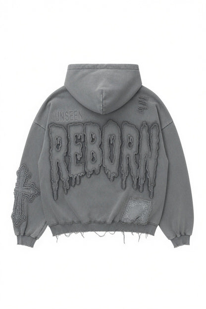 UNSEEN ZIP VINTAGE GREY