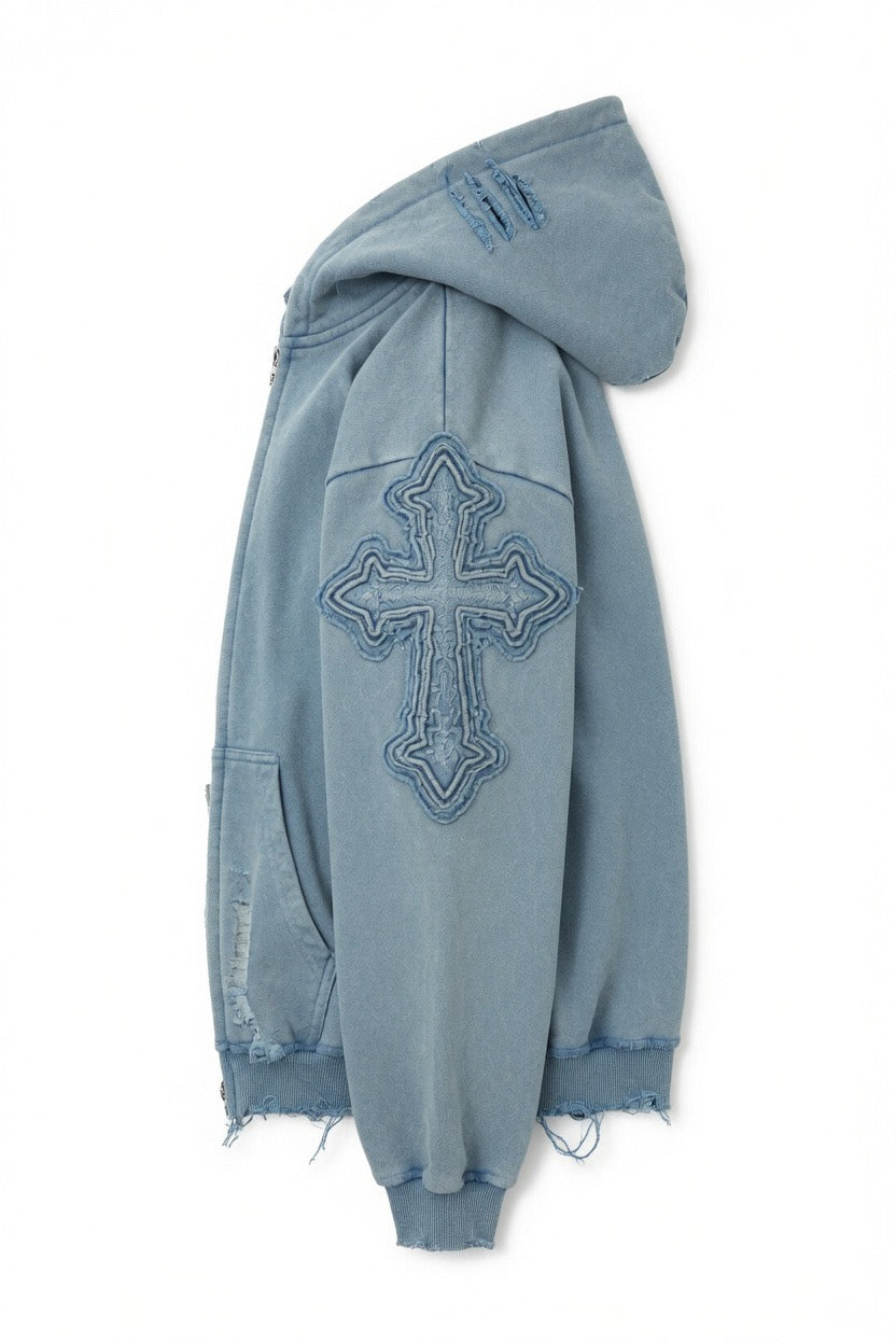 WMNS UNSEEN ZIP VINTAGE BLUE