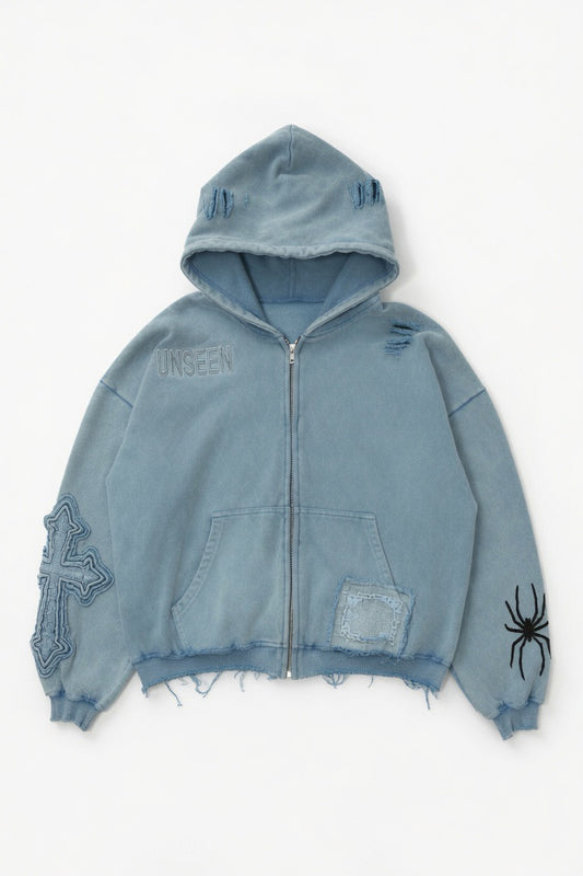 WMNS UNSEEN ZIP VINTAGE BLUE