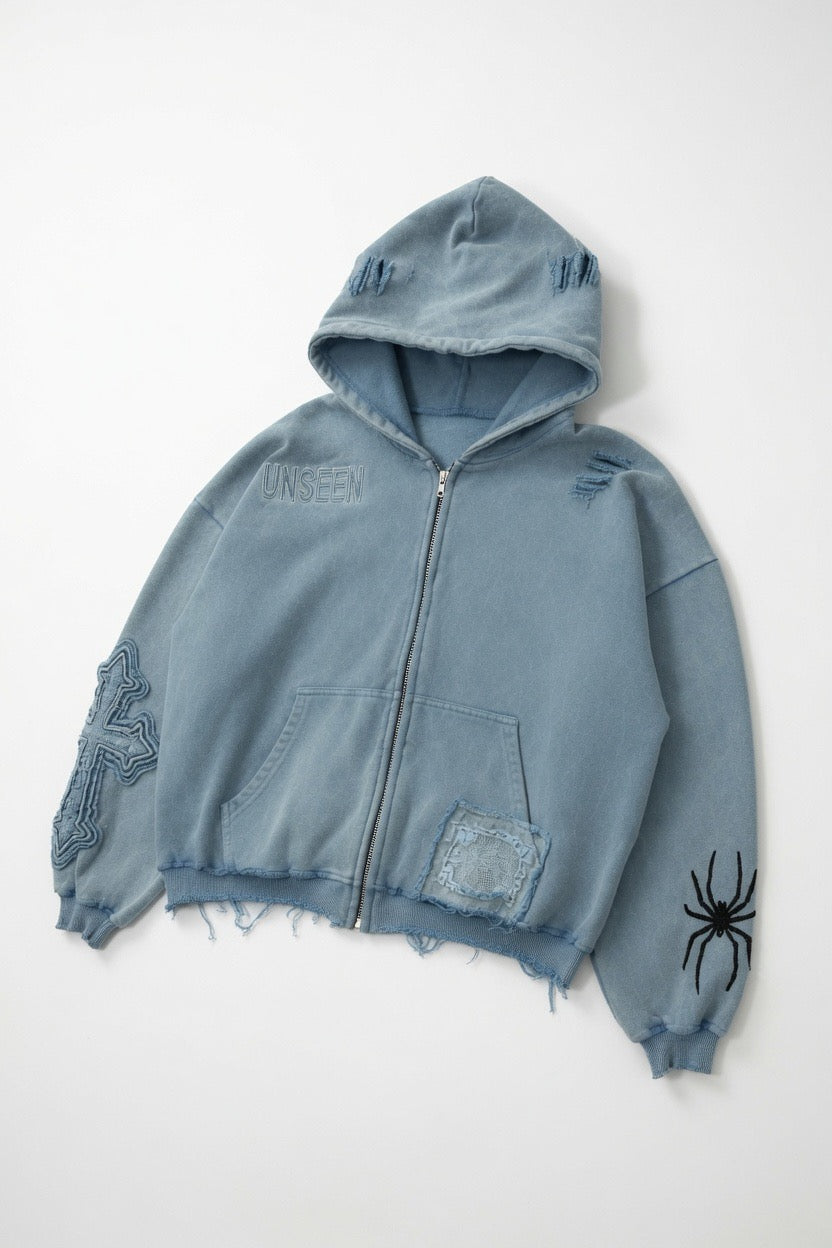 WMNS UNSEEN ZIP VINTAGE BLUE