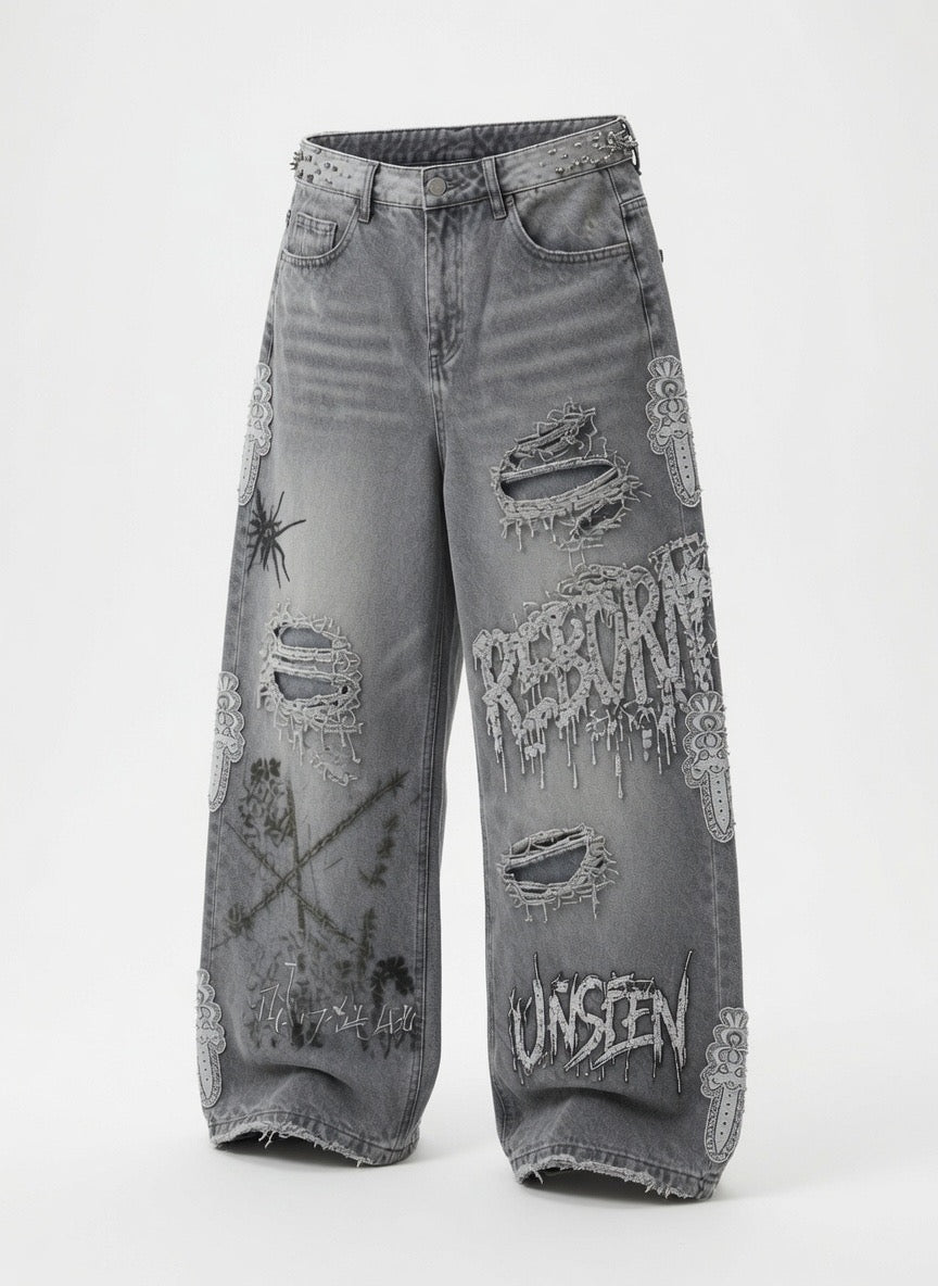 WMNS UNSEEN DENIM VINTAGE GREY