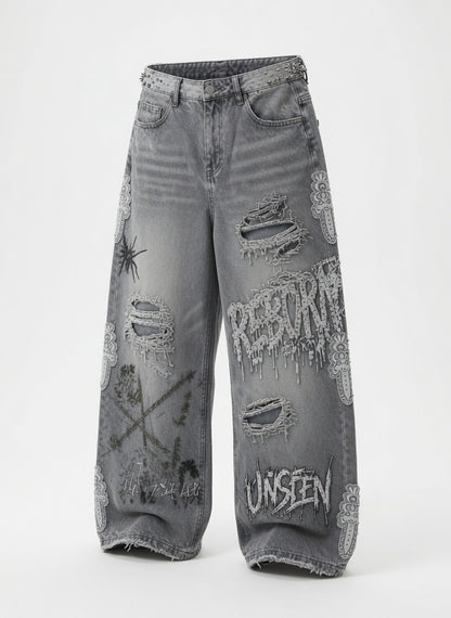 WMNS UNSEEN DENIM VINTAGE GREY