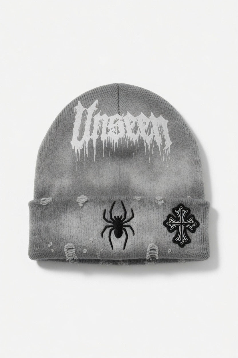 UNSEEN BEANIE VINTAGE GREY