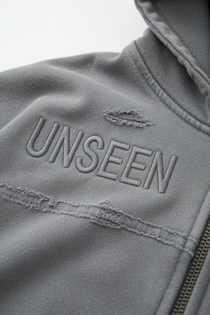 UNSEEN ZIP VINTAGE GREY